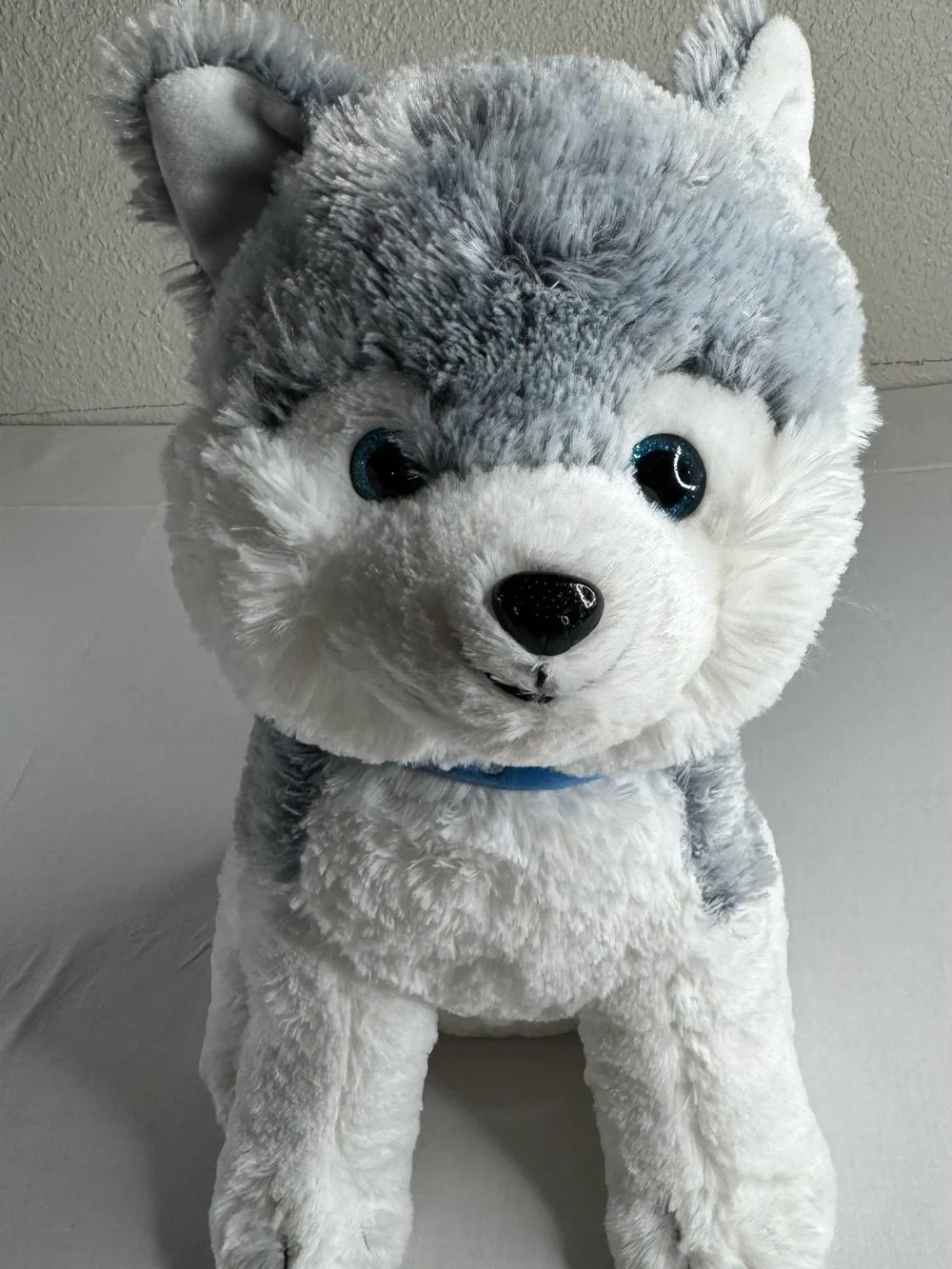 Sky Gray and White Husky Plush Toy